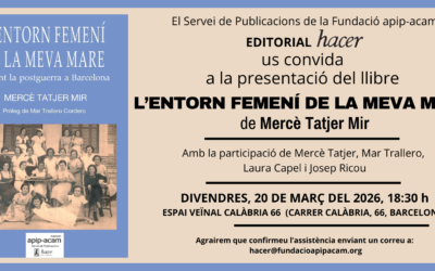 Presentació del llibre «L’entorn femení de la meva mare», de Mercè Tatjer Mir